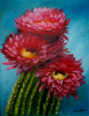 "3 Buds", Nancy Miehle, Oil, 20"X24", $1,200, nancy_miehle@yahoo.com