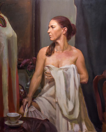 “Luz” - Adelbert Yupari – Oil on Canvas – 24” x 30” - $1,500 - www.yuparifineart.com