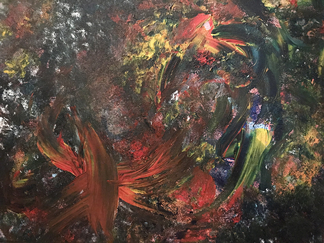 “Emotions” - Nancy Nieves - Acrylic – 11” x 14” - $50 - elkizone@yahoo.com