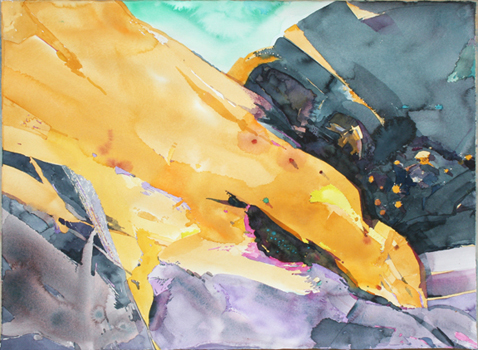 “Enduring Betelnut Mint” - Jackson Boelts - Watercolor - 22" X 30" - $2,500 - www.jacksonboelts.com