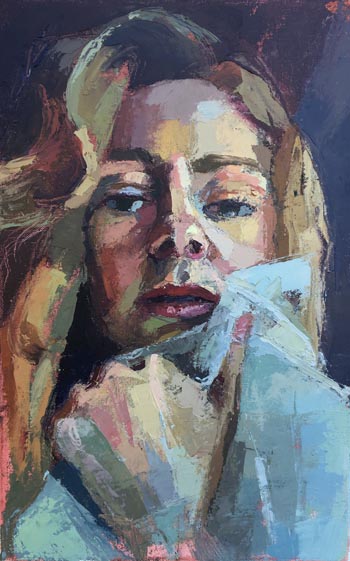 “Transparent” – Kara Terry – Oil on Canvas – 9” x 14” - $200 - karaterryart@gmail.com