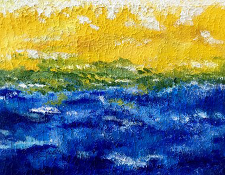 “After the Storm” - Vivian Antonini – Mixed Media & Oil on Canvas- 16” x 20” - $750 - www.vivianantoniniart.weebly.com