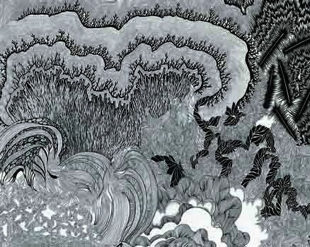 “Mansheng 2” – Binghui Song - Mansheng Ink – 48” x 60” - $1,000 - 2637412647@qq.com