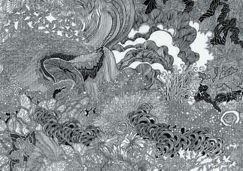 “Mansheng 4” – Binghui Song - Mansheng Ink – 48” x 60” - $1,000 - 2637412647@qq.com