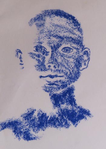 “ColorBlind I” - Sheri Bredeson - Pastel on Rice Paper - 6" x 8" - $1,250 - http://SheriBredeson.com