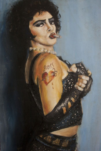 “Time Warp” – Julia Jenkins – Acrylic – 14” x 18” - $540 - juliajenkinsart@gmail.com