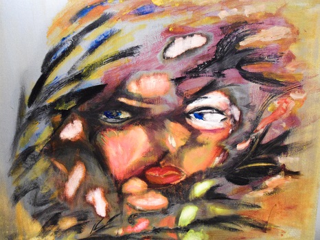 “Latina” - Angela Sepulveda - Acrylic on Canvas – 60cm x 40cm - $1,600 - sepulvedaco@yahoo.com