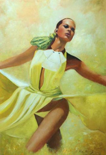 Honorable Mention (Traditional) - “Sunshine” - Elzbieta Karnas - Oil on Canvas- 33" x 40" - $1,400 - www.elakarnas-art.com/pracownia