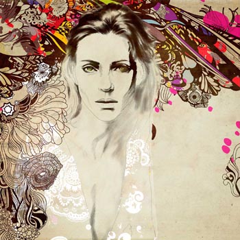 “Charm” - Anca Stefanescu - Print on Canvas - 39" x 39" - $2,300 - www.facebook.com/ancafrancescastefanescu/