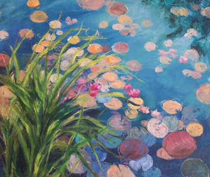 “Sunlite Lillies” - Margaret Adams – Oil – 20” x 24” – NFS - http://margaretadamsartwork.blogspot.com/