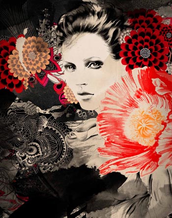 3rd Place (Traditional) - “Synchronicity” - Anca Stefanescu - Mixed Media Print on Canvas - 39" x 39" - $2,300 - www.facebook.com/ancafrancescastefanescu/