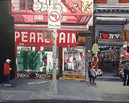 “Pearl Paint” - Elliot Appel - Acrylic on Canvas - 16" x 20" - $1,300 - www.elliotpaints.com