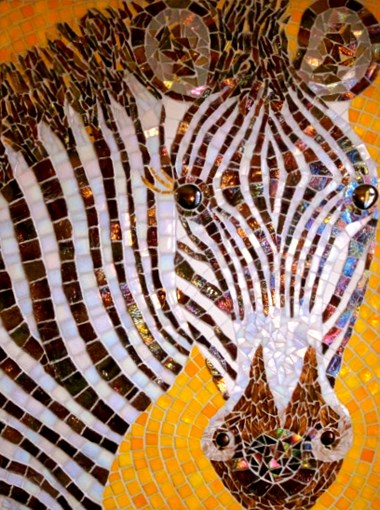 “Mr. Z” Mary Cuda Mosaic 18” x 24” $550