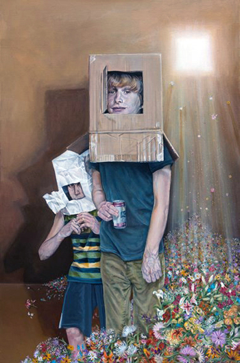 "Bastion", Thomas Acevedo, Arylic on Canvas, 24" x 36", $3300, www.tomacevedoartstudio.com