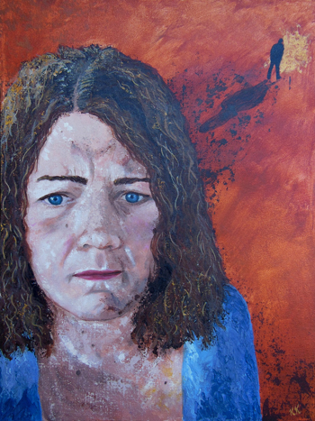 “Within 6” - Kendra Hurteau - Acrylic on Canvas Board - 18" x 24" - $1,296 - www.kendrafineart.wixsite.com/kendra