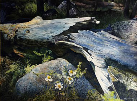 "Flowers For The Broken", Watercolor, 22"x16", $1000, mark.riley2@honeywell.com