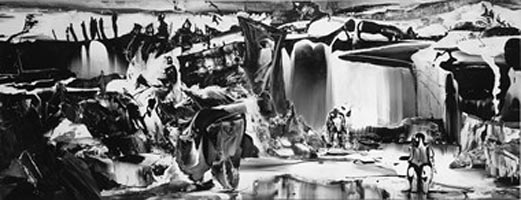 “Chinese Industrial Revolution” - Steve Pennisi - Acrylic on Wooden Door – 30” x 80”- $6,790 - http://www.pennisiart.com