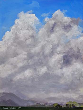 “Relief Wall” - Skye Coddington - Oil on Panel – 18” x 24” - $864 - www.skyebean.com