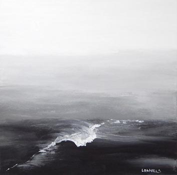 Honorable Mention (Traditional) - “One Wave” – Lisa Daniels – Acrylic – 24” x 24” – NFS - www.ldanielsart.com