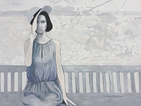 “Seeking Roots” - Xinman Wang - Oil on Canvas – 30” x 40" - $2,000 - www.wangxinman.com