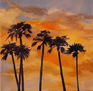 Honorable Mention (Traditional) - “6” – Sherry Lupo – Oil on Canvas – 12” x 12” - $150 - elysians@me.com