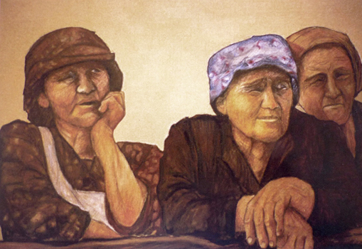 “Waiting” - Claudio Cecconi - Oil on Canvas – 27.5” x 39.5” - $2,500 - http://claudiocecconi@libero.it