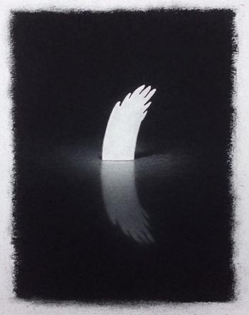 “Icarus” - Michael DeLuca - Pastel on Paper - 10" x 11" - $650 - delucam@arcadia.edu