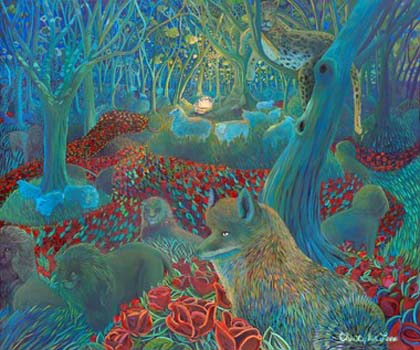 “Amoral Behavior” – Christopher Lane - Oil on canvas - 30" x 36" - $1,080 - www.laneartworks.com