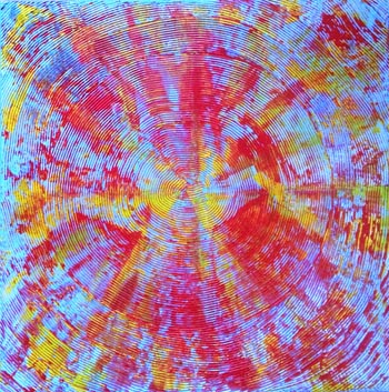 “A Drop in the Ocean” - Vasile Ghiuta - Acrylic on Canvas - 30" x 30" - $600 - www.vasileghiuta.ca
