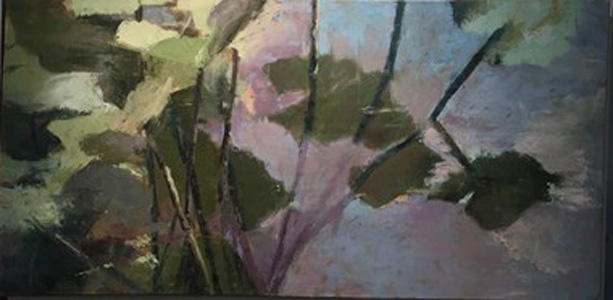 "Intimacy", TingTing Hsu, Oil On Canvas, 24"x48", $1,200, http://www.tingtinghsu.com/