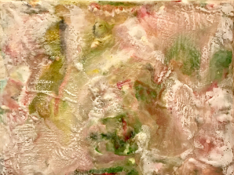 “Spring” – Gail Sims - Encaustics - 12" X 16" - $750 - www.gailsims.com