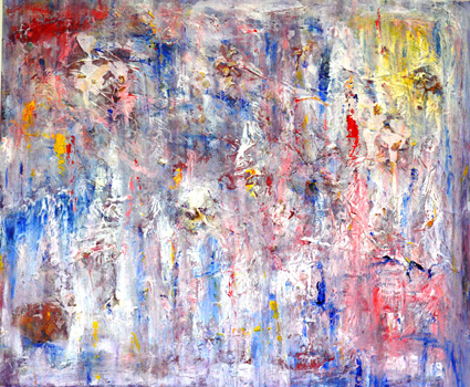 “Celestial Realm” – Susan Walsh - Acrylic & Mixed Media on Canvas - 20" x 24" - $500 - www.susanwalshartist.com