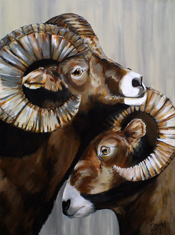 “Domination” - Billie Stuff - Acrylic on canvas - 36" x 48" - $4,180 - www.BillieStuffArt.com