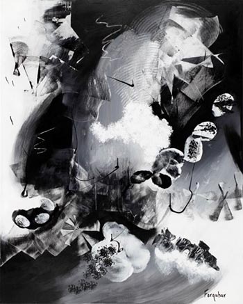 Best in Show (Traditional) - “Opposition” - Diane Farquhar - Acrylic on Canvas - 48" x 60" - $2,500 - www.farqart.com