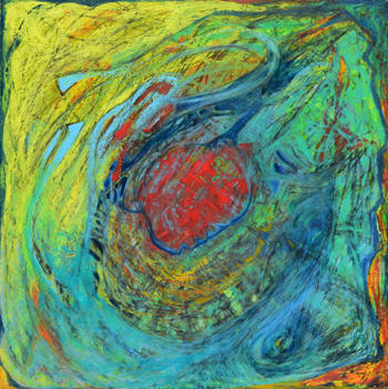 “Choose What Brings You Joy” – Emily Talley - Pastel on Paper - 14" x 14" - $930 - www.EmilyTalleyArtwork.com