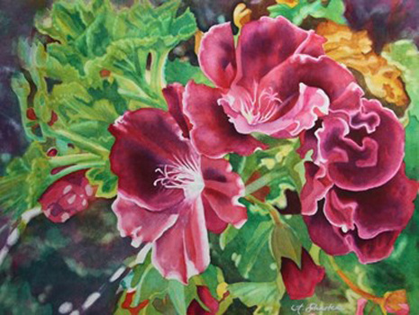 "Comfort and Camaraderie", Amanda Schuster, Watercolor, 18"x22", $475, http://www.whitedogwatercolors.com/