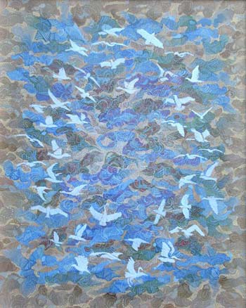 “Sensibilita” - Martin de Alteriis - Acrylic – 16” x 20” – $1,000 - alteriisdem@gmail.com