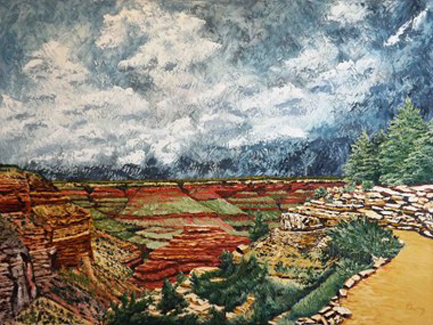 “Grand Canyon V” – Carl Owen – Oil on Canvas – 30” x 40” – www.carlowenpaintings.com