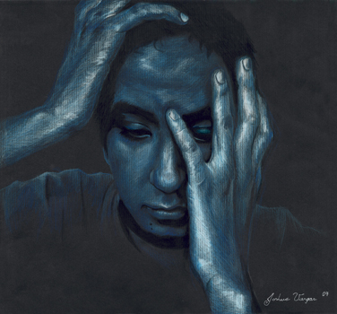 “Portrait of the Artist at 16” - Joshua Vargas - Color Pencil (Reproduction) - 24" x 24" - $1,200 - kvargas.rebroker@gmail.com