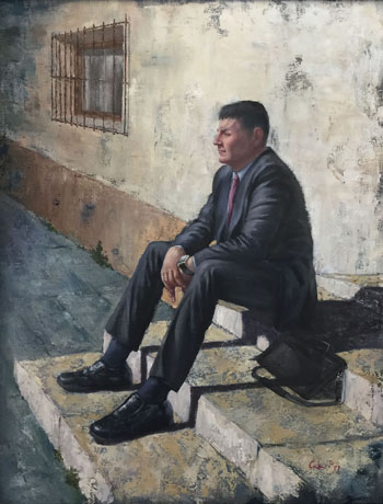 “Reflections” – Carmen Rey – Oil on Canvas – 20” x 25” - $700 - www.carmenrey-artstudio.com