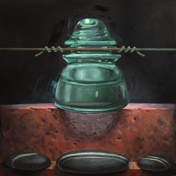 Lines and Stone – Oil on Canvas – 30” x 30” – Inquire for Pricing