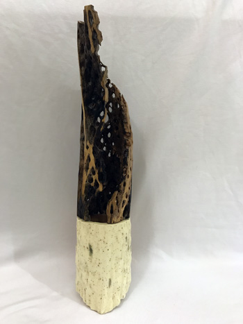 Lacey – Ceramic & Wood - 2.5'x 10" - $300