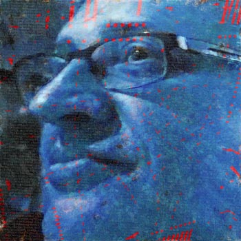 “K” - Brut Carniollus - Stretched Original Digital UV Print – 100cm x 100cm - €1350 - www.carniollus.com