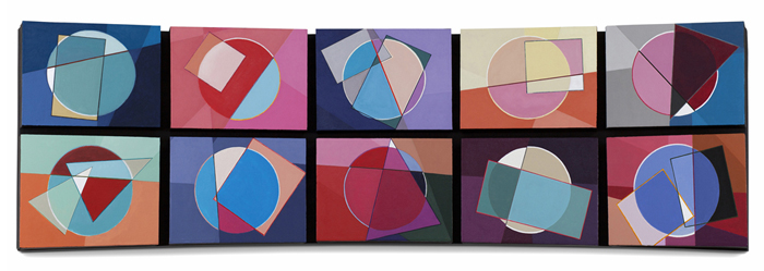 Full Spectrum - Acrylic on Linen - 18 3/4"H x 64"W x 17 1/2"D - $20,000