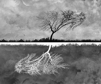 Honorable Mention (Digital & Photography) - “Opposing Motion” - Mac Titmus – Digital - 24" x 20" - $750 - http://augustusmac.com