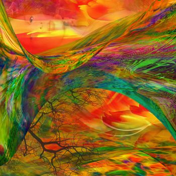 Submission of Evolution - Digital - 30” x 30” - $1,200