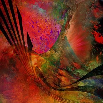 What Goes Around - Digital - 30” x 30” - $1,200