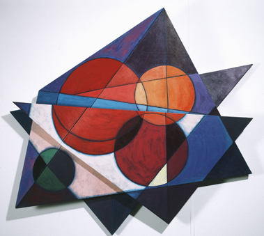 Centered - Acrylic on Linen - 59"H x 50"W x 14"D - $15,000