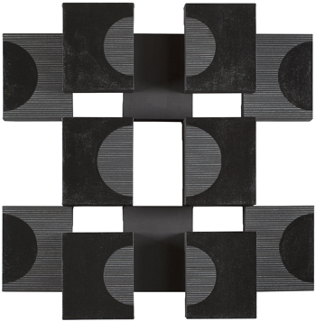 Consensus - Acrylic on Linen - 36 1/4"H x 36 1/2"W x 5 1/2"D - $10,000