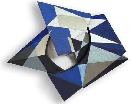 Per Aspera Ad Astra (Through Thorns to the Stars) - Acrylic on Linen - 65 1/4"H x 81 1/4"W x 16 3/4"D - $18,000